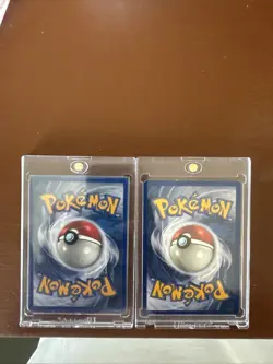 Venasaur and Ninetails Base Set Pokemon Card HP - Image 2