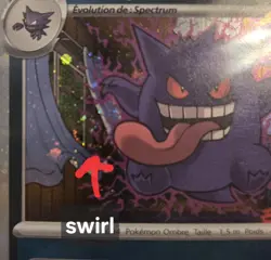 2 CARDS Ectoplasma 050/088 - EB Games FRANCAIS SEALED Pokemon Promo 2 Swirls - Image 2
