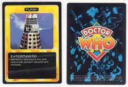 Promo CCG- Doctor Who CCG card (1996 MMG) - Flash Exterminate! - Image 1