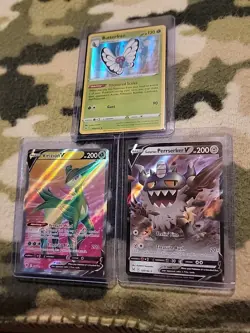 Lot Of 3 Pokemon Tcg Cards Full Art V - Image 1
