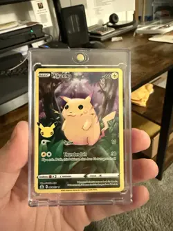 Pokemon Pikachu Holo Card Celebrations Series 005/025 Fat Pikachu - Image 1