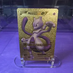 Pokemon Mewtwo EX Gold Foil Card - Image 1