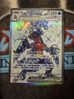 Pokemon Card - Garchomp ex Paradox Rift 219/182 Ultra Rare 2023 - Image 1