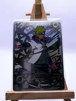 Namikaze Minato Naruto Kayou NRSS-SV-S01 Silver Card - Image 1
