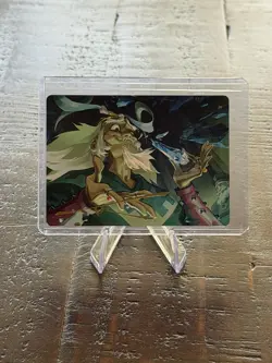 Bumi, King Of Three Trials Gold Stamped - MTG Avatar - Art Series 14/54 - Image 1