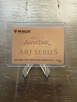 Bumi, King Of Three Trials Gold Stamped - MTG Avatar - Art Series 14/54 - Image 2