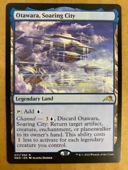 MTG 1x Otawara, Soaring City # 271 Kamigawa: Neon Dynasty Magic Gathering x1 NM - Image 1