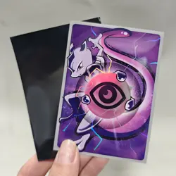 Pokemon TCG Laser Card Sleeves Energy&Pikachu Charizard Espeon fan - made - Image 3