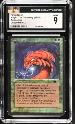 POWERLEECH Antiquities U Reserved List CGC 9 MTG [Nostalgium] - Image 1