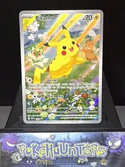 Pokemon Card Pikachu SVP 088 Scarlet & Violet Black Star Promo Near Mint - Image 1