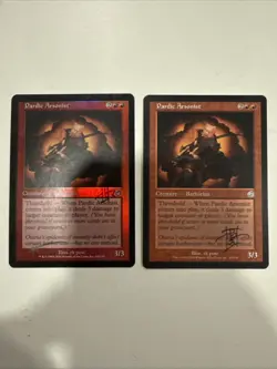 1x Signed Pardic Arsonist FOIL Torment LP Red Mtg free Shipping - Image 1