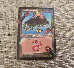 Mountain - MTG Deadpool Secret Lair Mountain/Island Pool Party Foil (NM) - Image 1