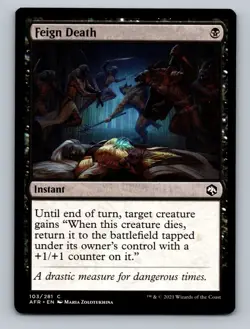Feign Death (103) Adventures in the Forgotten Realms AFR MTG Magic - Image 1