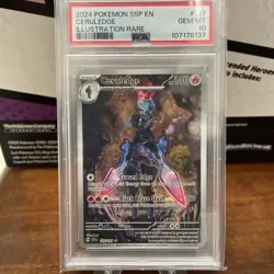 Ceruledge 197/191 - PSA 10 Gem Mint 💎- Surging Sparks Illustration Rare Pokemon - Image 1