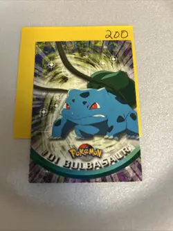 Bulbasaur #01 Vintage Pokemon 1999 Topps TV Animation Edition - Image 1