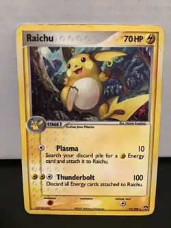 Raichu Pokemon EX Power Keepers 12/108 Holo Rare - Image 1