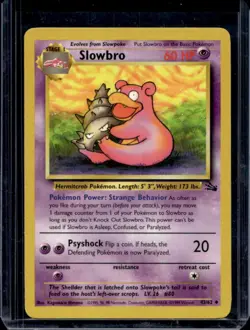1999 Pokemon Fossil Slowbro #43/62 - Image 1