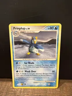 Prinplup - 44/100 - Pokemon Majestic Dawn Non Holo LP Pokemon Card - Image 1