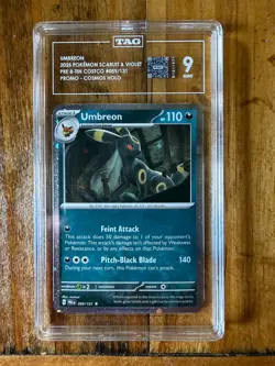 POKEMON TCG - PRISMATIC EVOLUTIONS - UMBREON 059/131 COSMOS HOLO - TAG 9 - 1 - Image 1