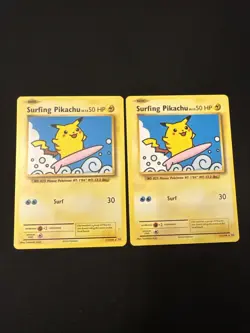 2 Pokemon TCG Surfing Pikachu XY Evolutions 111/108 2016 NM - Image 1