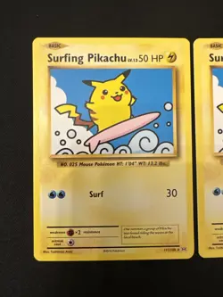 2 Pokemon TCG Surfing Pikachu XY Evolutions 111/108 2016 NM - Image 2