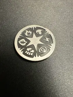Pokemon Energy Symbols Mini Coin Silver Mirror 2005 EX Power Keepers Blister - Image 1