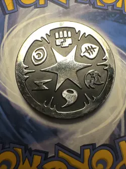 Pokemon Energy Symbols Mini Coin Silver Mirror 2005 EX Power Keepers Blister - Image 5