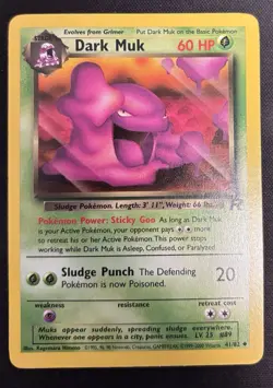Dark Muk 41/82 Team Rocket Regular Pokemon TCG LP - Image 1