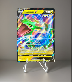 Rayquaza V Ultra Rare 100/159 CRZ (Crown Zenith) NM Pokemon Card - Image 1
