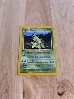 Pokemon TCG Bayleef 29/111 1st Edition Neo Genesis Regular Uncommon LP - Image 2