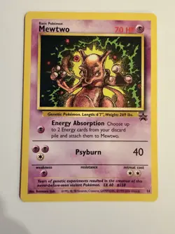 POKEMON - WOTC BLACK STAR PROMO - MEWTWO 14 - Image 1