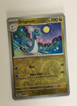 Pokemon TCG 151 Reverse Holographic Dragonair 148/165 Light Played - Image 1