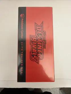 Pokemon Destined Rivals Pokemon Center Elite Trainer Box ETB SEALED. IN HAND - Image 2