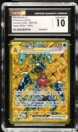 GARCHOMP EX Paradox Rift Holo Hyper Rare #260 CGC 10 Pokemon [Nostalgium] - Image 1