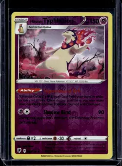 2022 Pokemon SWSH Astral Radiance Hisuian Typhlosion Reverse Holo #052/189 - Image 1