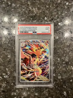 2025 Pokemon DRI En Ethan’s Typhlosion Illustration Rare Psa 9 - Image 1