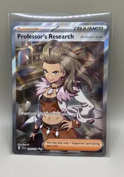 Pokemon TCG Professor's Research 240/198 Scarlet and Violet Full Art - NM - Image 2