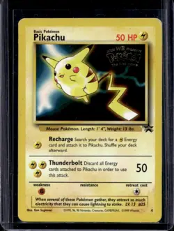 1999 Pokemon Wizards Black Star Promos Pikachu #4 - Image 1