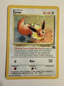 POKEMON - WOTC BLACK STAR PROMO - EEVEE 11 - NM - Image 1