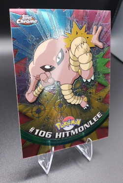 2000 Topps Chrome Series 2 - Pokemon Hitmonlee #106 - Image 2