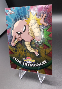 2000 Topps Chrome Series 2 - Pokemon Hitmonlee #106 - Image 3