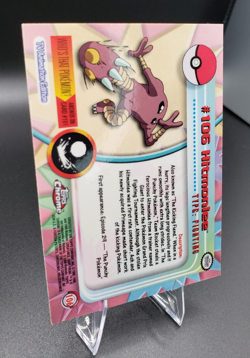 2000 Topps Chrome Series 2 - Pokemon Hitmonlee #106 - Image 5