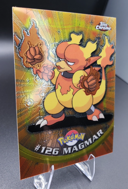2000 Topps Chrome Series 2 - Pokemon Magmar #126 - Image 2