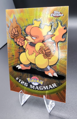 2000 Topps Chrome Series 2 - Pokemon Magmar #126 - Image 3