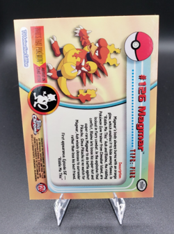 2000 Topps Chrome Series 2 - Pokemon Magmar #126 - Image 4