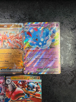 POKEMON AZUMARILL ex-KORAIDON ex- PINCURCHIN ex-MEGA LUCARIO ex-MEWTWO ex - Image 2