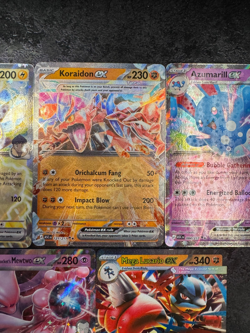 POKEMON AZUMARILL ex-KORAIDON ex- PINCURCHIN ex-MEGA LUCARIO ex-MEWTWO ex - Image 3