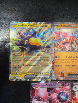 POKEMON AZUMARILL ex-KORAIDON ex- PINCURCHIN ex-MEGA LUCARIO ex-MEWTWO ex - Image 4