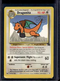 1999 Pokemon Wizards Black Star Promos Dragonite #5 - Image 1