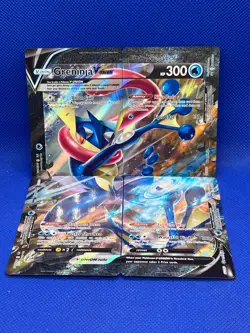 Pokemon Sword & Shield Greninja V-Union SWSH155 SWSH156 SWSH157 SWSH158 Set of 4 - Image 1